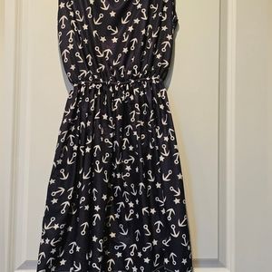 NWOT Navy Blue Summer Dress - Medium